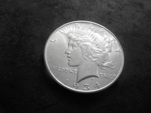 1934 D Peace Silver Dollar