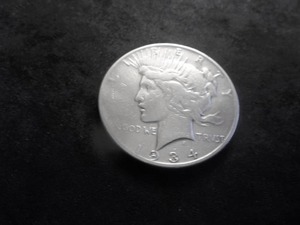 1934 S Peace Silver Dollar