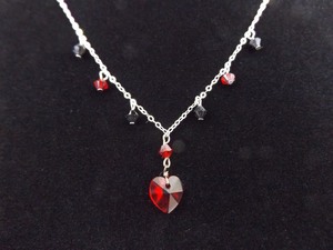 lot 18 image: .925 Sterling Silver Heart Necklace