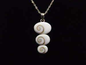 lot 31 image: .925 Sterling Silver Shiva Eye Pendant Necklace