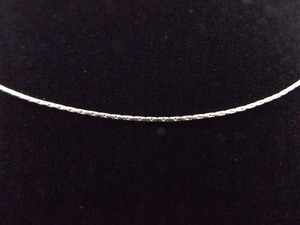 lot 50 image: .925 Sterling Silver Wheat Chain Necklace