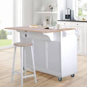 Phi Villa Kitchen Island Cart on Wheels