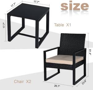 ABCCanopy 3 Piece Patio Furniture Set