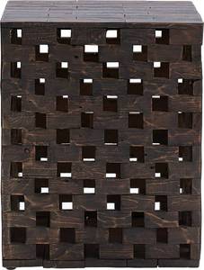 Amazon Aware Outdoor Recycled Checkered Wood Stool and Plant Stand