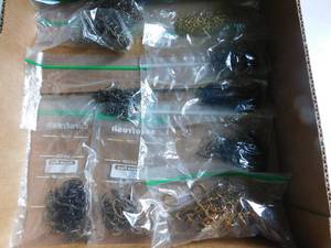 Box of fishing hooks