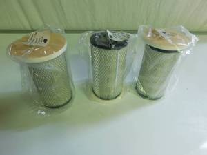 3 Industrial Robert-Gordon #1312400 air intake filters w gaskets