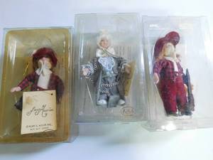 3 Kurt adler doll ornaments