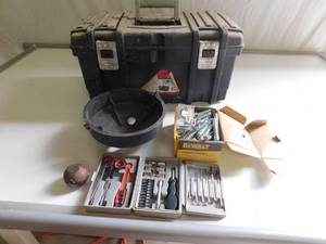 Husky tool box, bolts and nuts