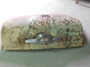 Mercury Trunk hood w emblem and gasket