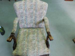 Vintage chair w claw feet
