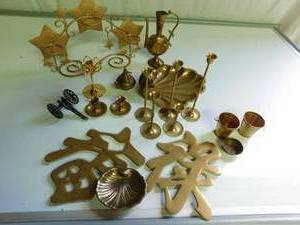 Box of brass dcor