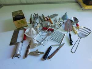 Vintage kitchen utensils