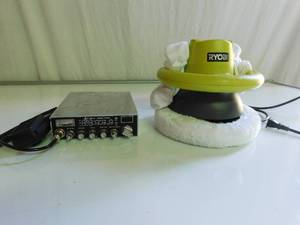 Cobra 29 LTD CB radio and Ryobi Buffer