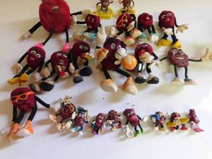 Collection of Californian Raisins figurines