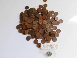 Lot of collectible wheat pennies
