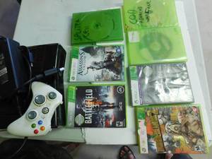 7 Xbox 360 games with Xbox 360 console