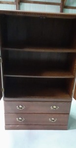 Wardrobe w shelving and drawer