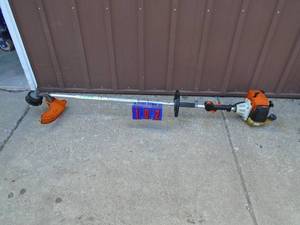 Stihl 2 cycle weed trimmer. Good used condition. Tested & works. As shown.