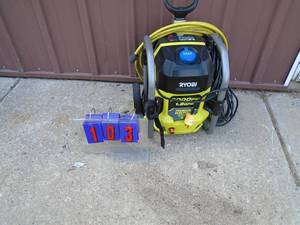 Ryobi electric pressure washer. Used conditon. No wand. As shown.