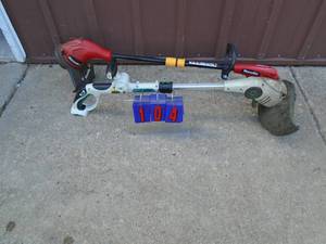 Qty of 2 110 volt weed trimmers. Tested & works. As shown.