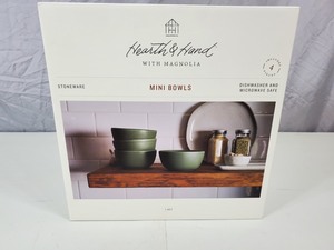 New Hearth and Hand By Magnolia Stoneware Mini Bowl Set