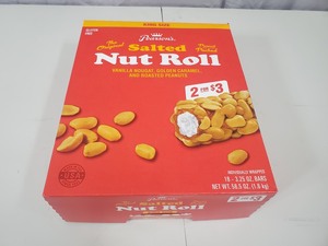 New Case of King Size Salted Nut Rolls