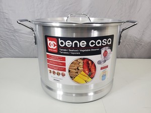 New Large 24 Qt Stock Pot  Steamer with Lid