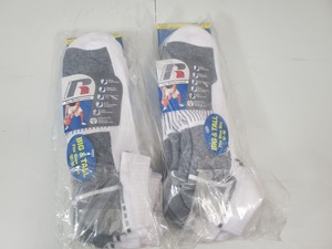 6 New Pair of Russell Mens Big and Tall Socks