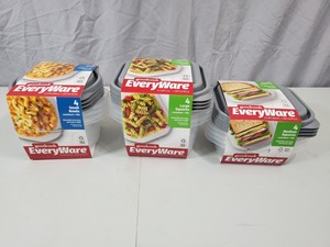 3 New Good Cook EveryWare Food Storage Sets