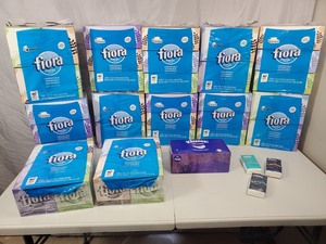 Large Lot Of New Assorted Facial Tissue