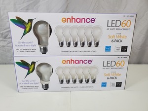 2 New Boxes Of LED Lightbulbs