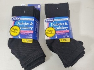 8 New Pair of Dr Scholls Diabetic and Circulatory Socks