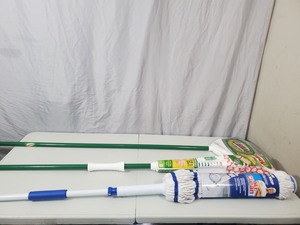 3 New Long Handled Cleaning Tools