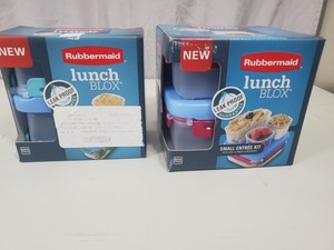 2 New Rubbermaid Lunch Blox Sets