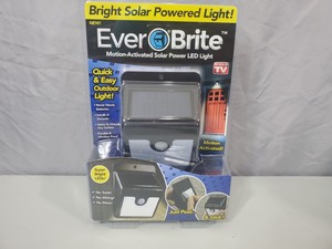 New Everbrite Motion Activated Solar Power Led Light