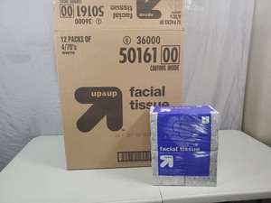 New Case of Up and Up Facial Tissue