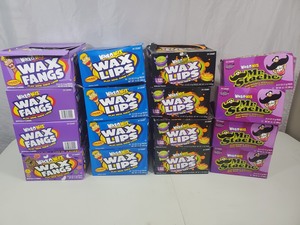 16 New Boxes of Wax Lips, Mustaches, More