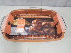 New Elle Gourmet Roaster with Chrome Rack
