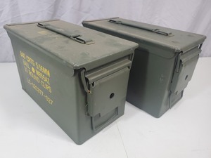 Pair of 50 Cal. US Military Ammo Cans