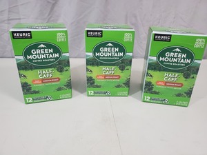3 New Boxes of Green Mountain KCups