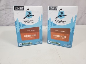 2 New Boxes of Caribou K Cups Coffee