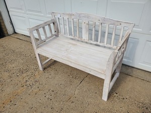 New Wood Bench