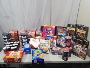 Large Assortment of Food and Snacks