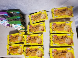 10 Packages of New Keebler Sandies Shortbread Pecan Cookies and More