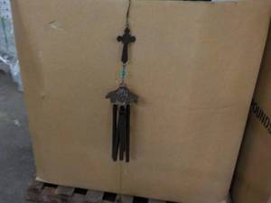 lot 122 image: Cross Wind Chime...