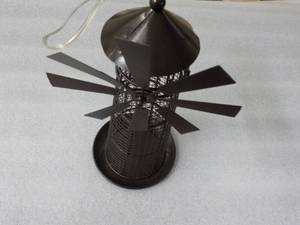 lot 127 image: Metal Windmill Bird Feeder...