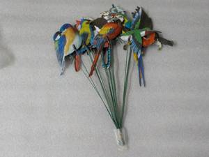 lot 141 image: Set of 18 Bird Stakes...