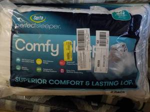 lot 168 image: Serta Perfect Sleeper Comfy 2 pack ...