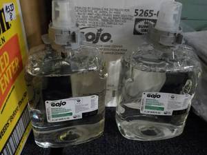 lot 176 image: 2 Liter Jugs GOJO Hand Cleaner...
