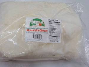 lot 203 image: 5 lb. Bag Frozen Bella Mozzarella C...